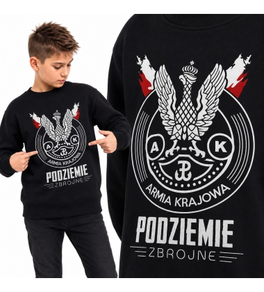Bluza dziecięca Patriotyczna AK PODZIEMIE ZBROJNE